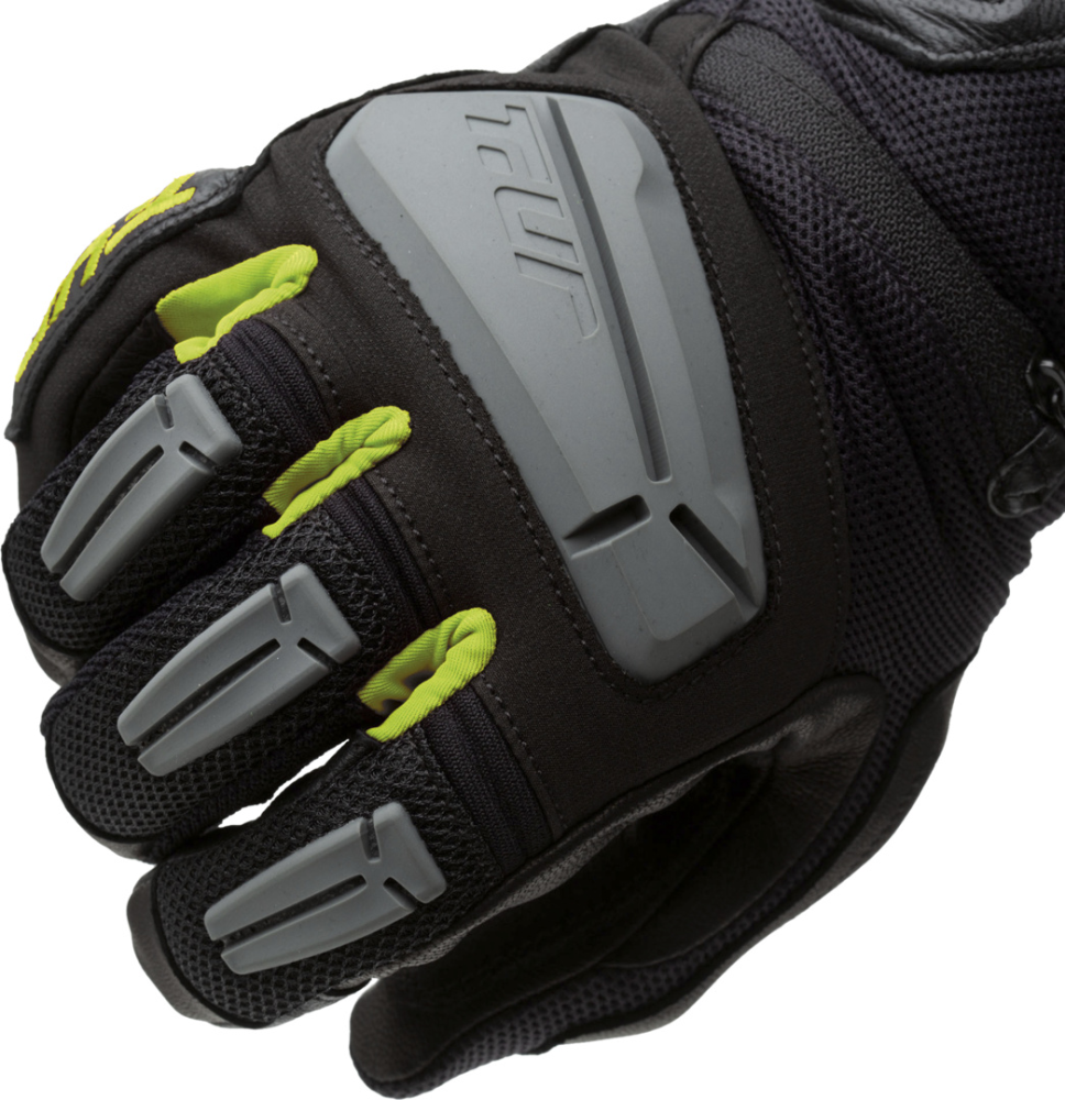 T. UR Handschuh G-Four schwarz-grau-neon gelb
