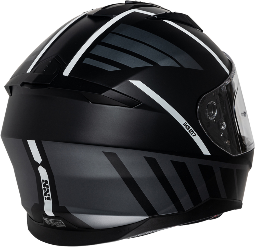 IXS Integralhelm iXS217 2.0 matt schwarz-weiss XL