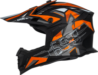 IXS Motocrosshelm iXS363 2.0 matt schwarz-orange-anthrazit L