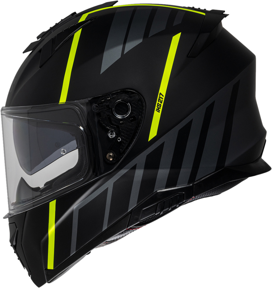 IXS Integralhelm iXS217 2.0 matt schwarz-gelb fluo