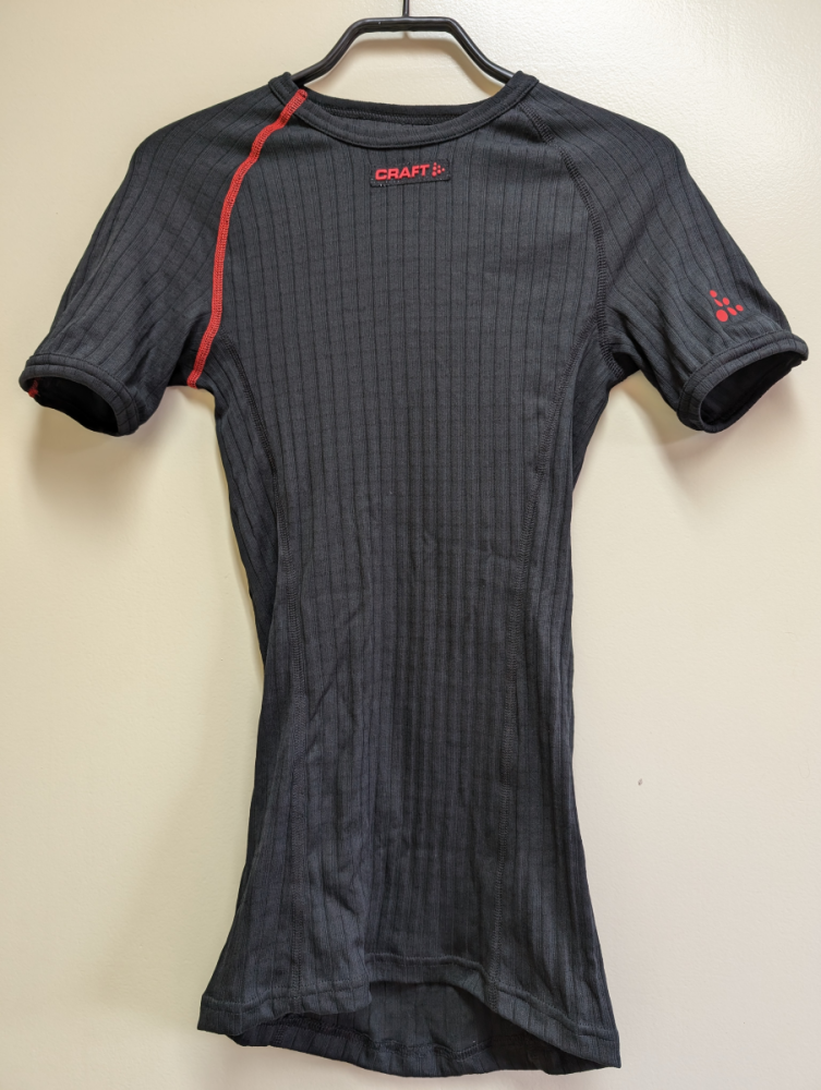 Craft Funktions-Shirt black/lava 38/40/M
