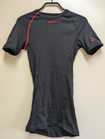 Craft Funktions-Shirt black/lava 38/40/M
