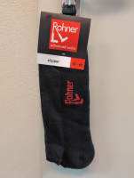 Rohner Slipper Socke schwarz L (42-44)