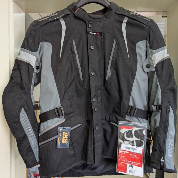 IXS Jacke Nemesis schwarz-anthrazit 2XL