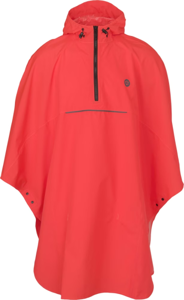 AGU Unisex Rain Poncho Grant red One Size