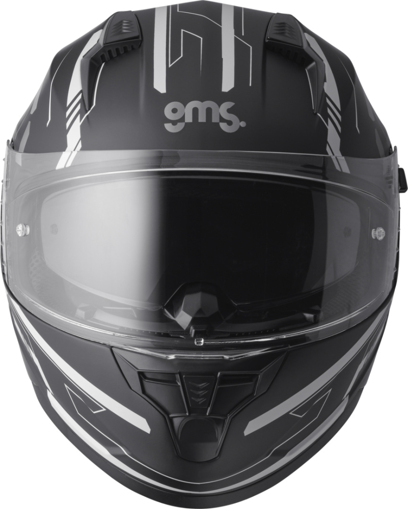 gms Integralhelm Hexago Graphic matt-grau XL