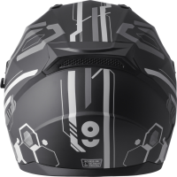 gms Integralhelm Hexago Graphic matt-grau XL