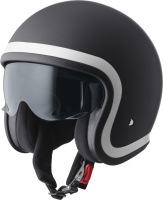 gms Jethelm Ride matt schwarz-weiss