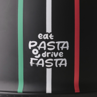 gms Jethelm Ride in Italy schwarz-rot-weiss-grün italy L