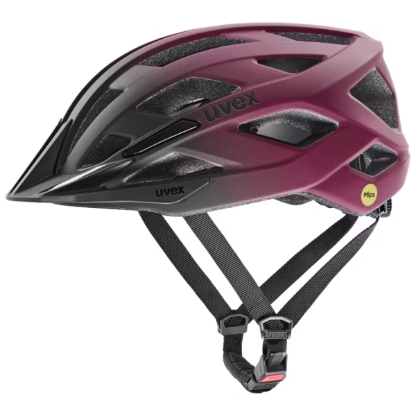 Uvex i-vo 2 MIPS cranberry - black matt 56-60 cm
