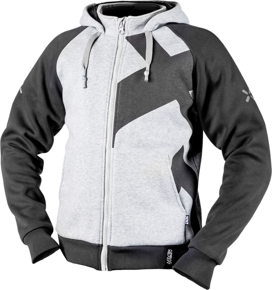 IXS Rapid 1.0 Hoodie cool grau-dunkelgrau